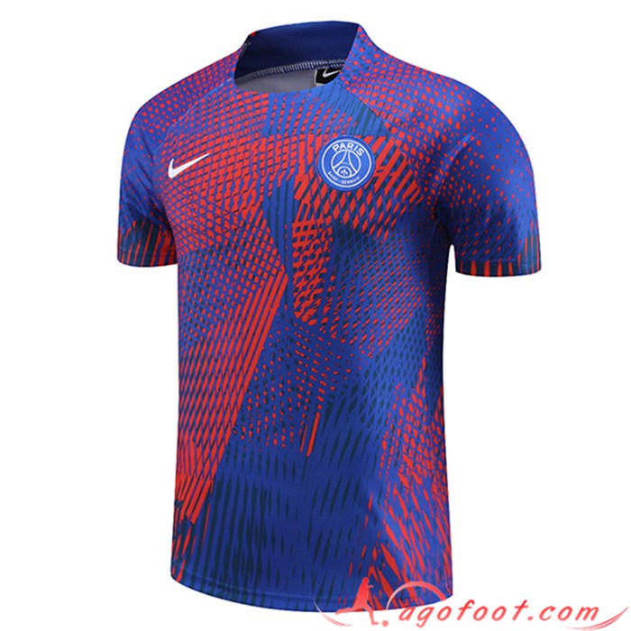 Training T-Shirts PSG Rouge/Bleu 2023/2024