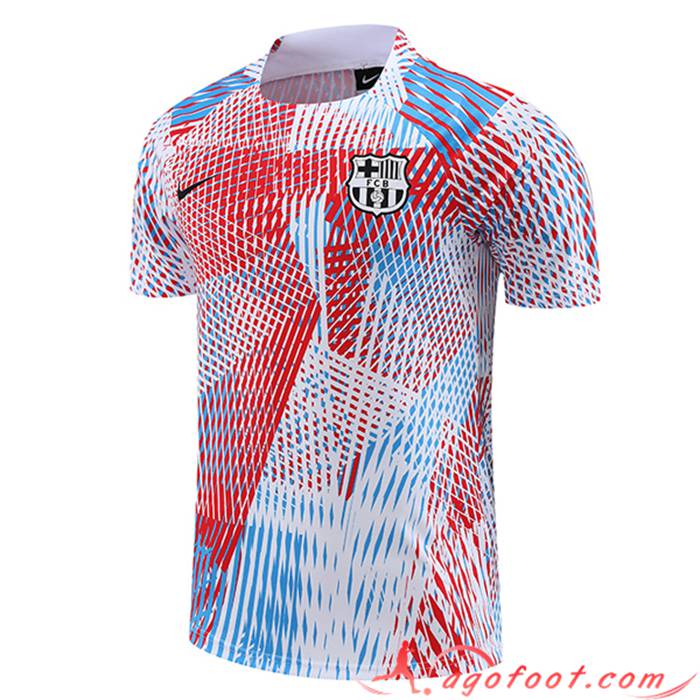 Training T-Shirts FC Barcelone Rouge/Bleu/Blanc 2023/2024