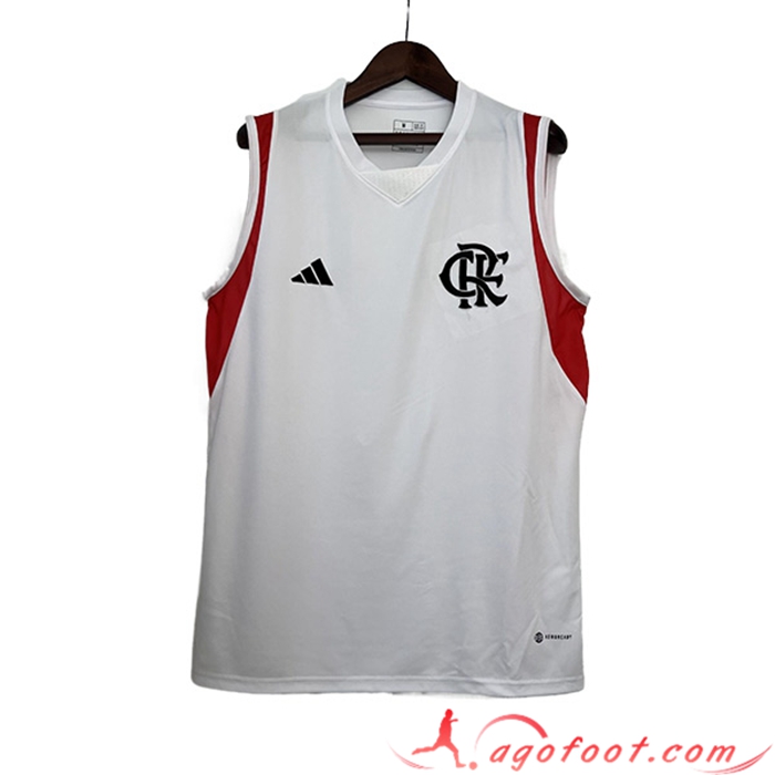 Training Debardeur Flamengo Blanc 2023/2024