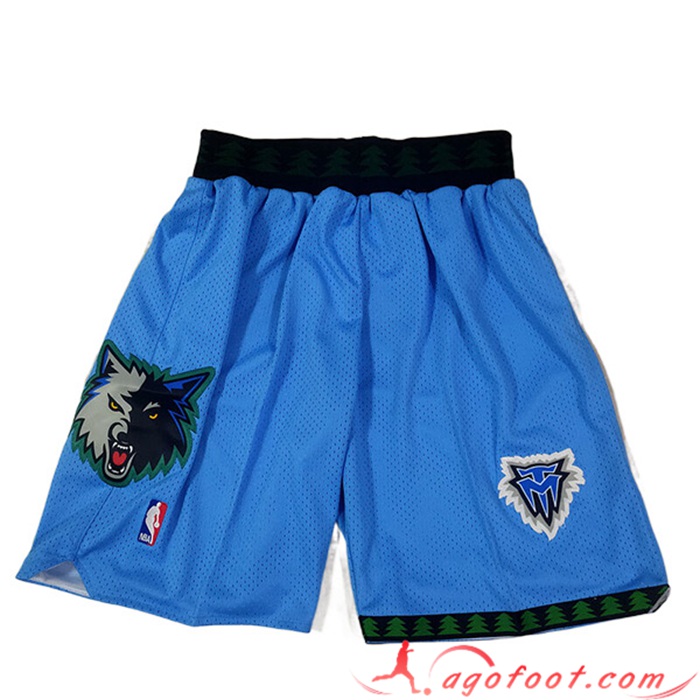 Shorts NBA Minnesota Timberwolves Bleu