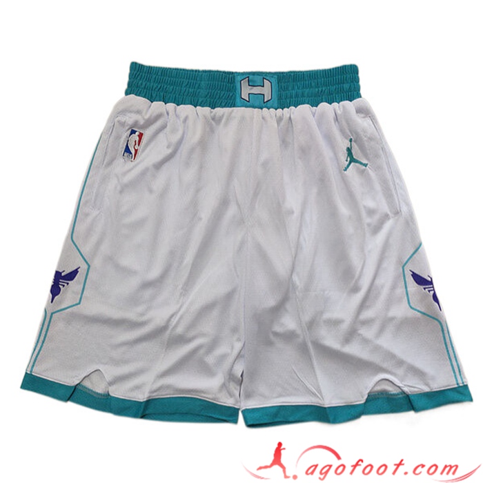 Shorts NBA Charlotte Hornets Blanc