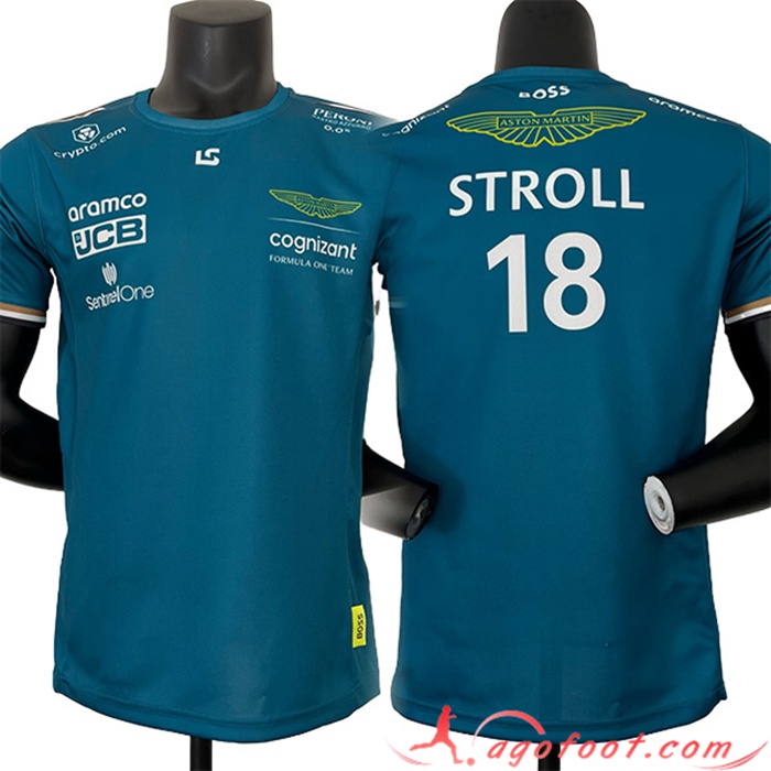 T-Shirt F1 Aston Martin Team Vert 2023