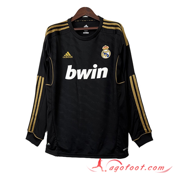 Maillot de Foot Real Madrid Exterieur Manches Longues 2011/2012