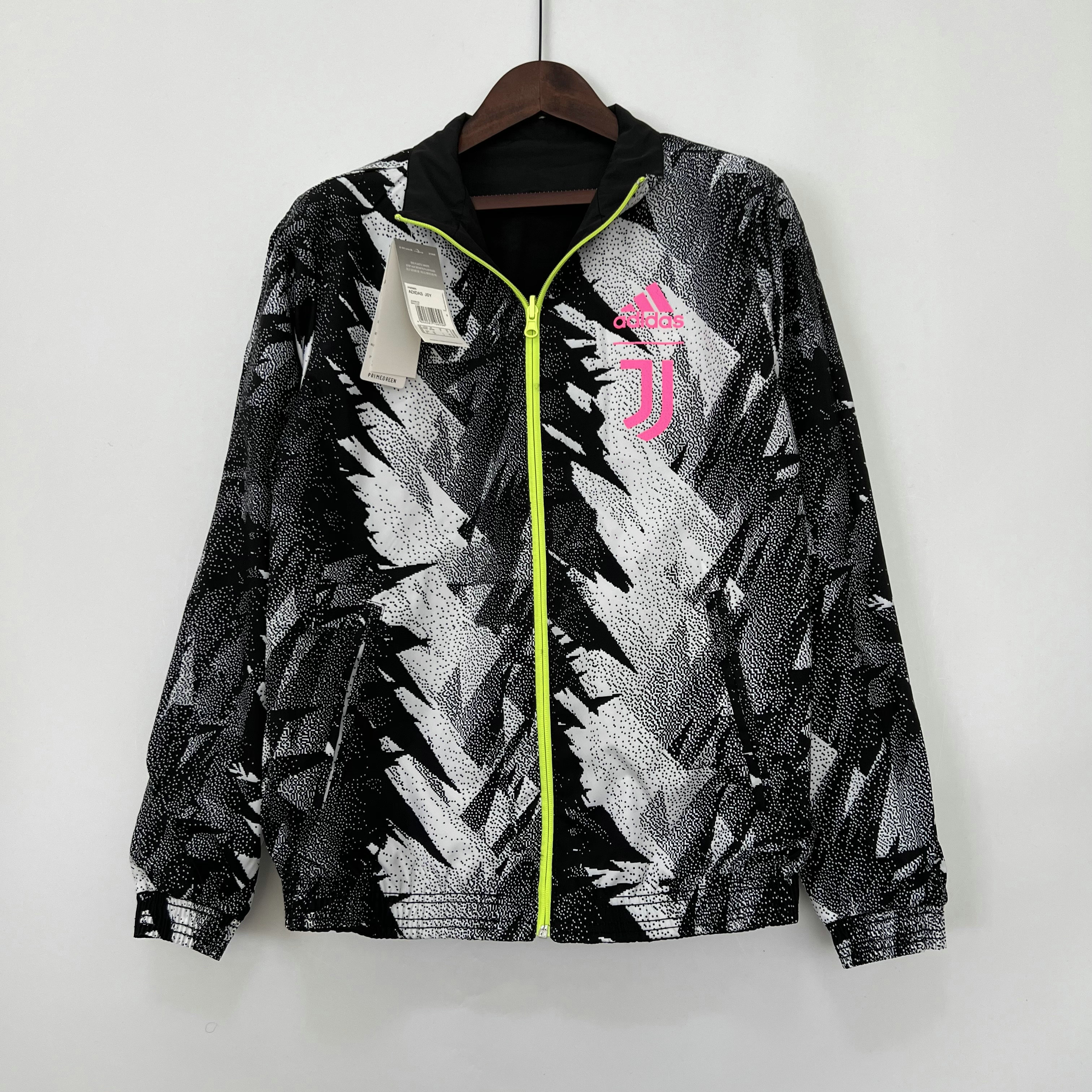 Coupe-Vent Juventus Noir/Blanc 2023/2024