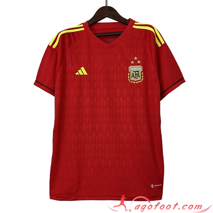 Maillot Equipe Foot Argentin Gardien de But Rouge 2023/2024