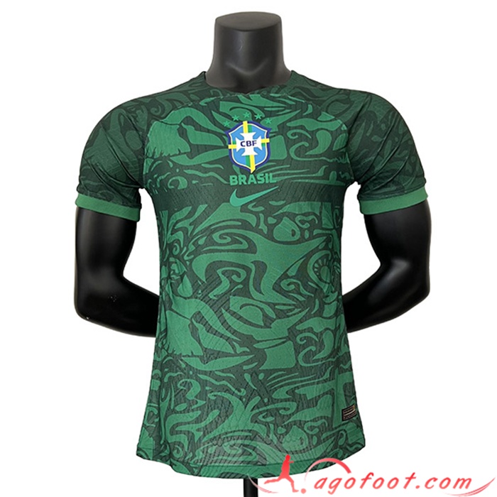 Maillot Equipe Foot Bresil Vert 2023/2024