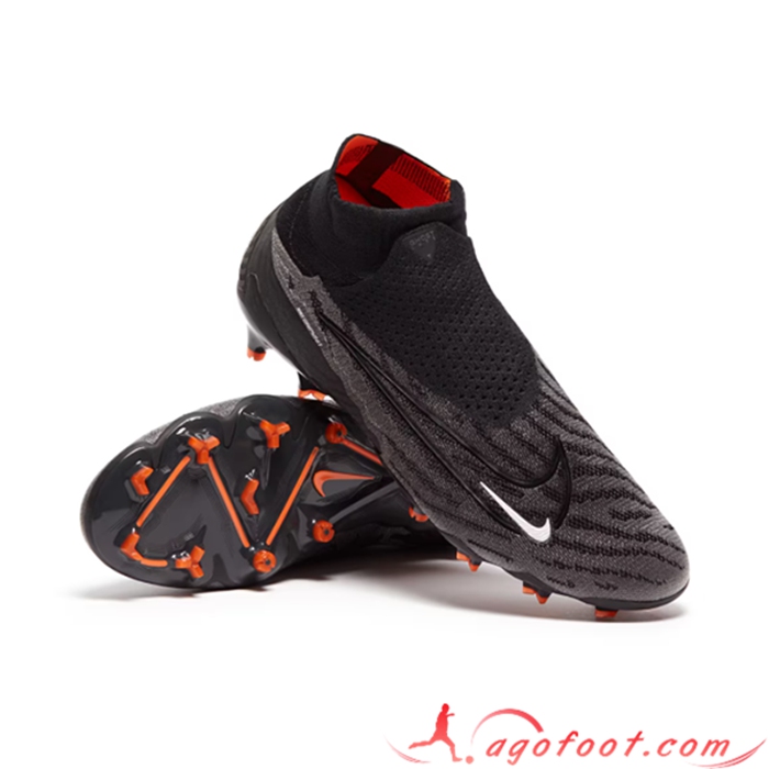 Nike Chaussures de Foot Phantom GX High Gang Elite DF Link FG Noir