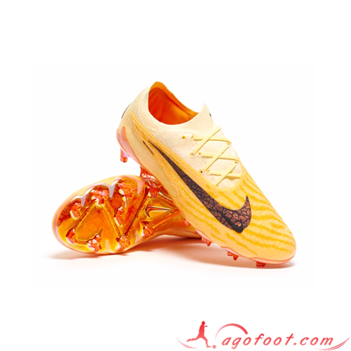 Nike Chaussures de Foot Phantom GX Low Gang Elite FG Orange