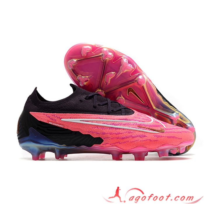 Nike Chaussures de Foot Phantom GX Low Gang Elite FG Rose