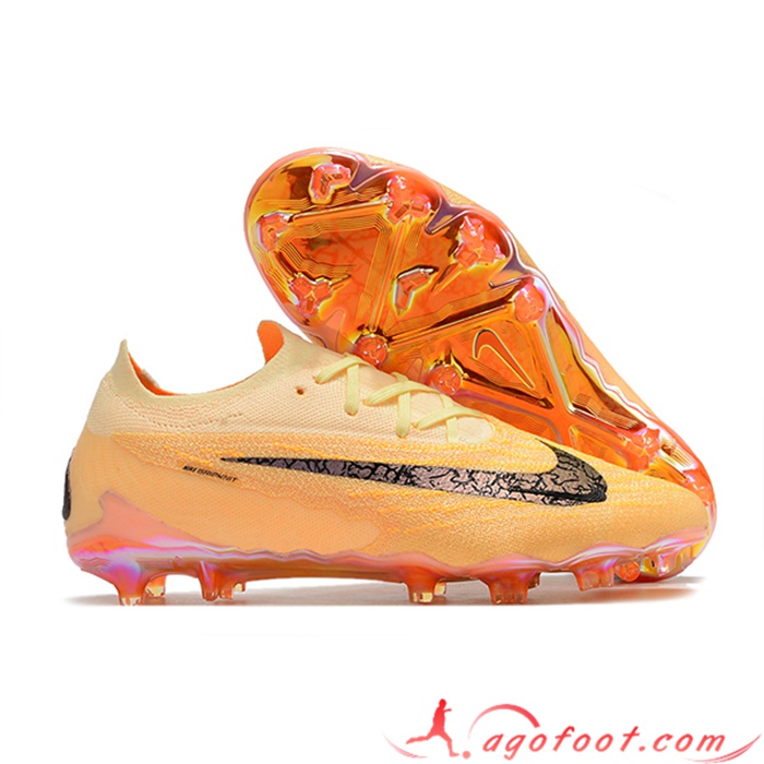 Nike Chaussures de Foot Phantom GX Low Gang Elite FG Orange