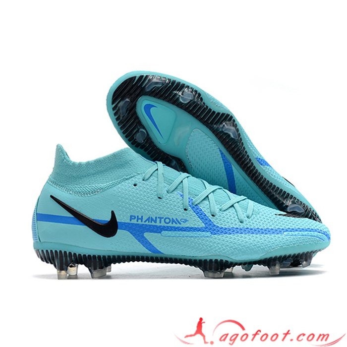 Nike Chaussures de Foot Phantom GT2 High Gang Dynamic Fit Elite FG Jaune
