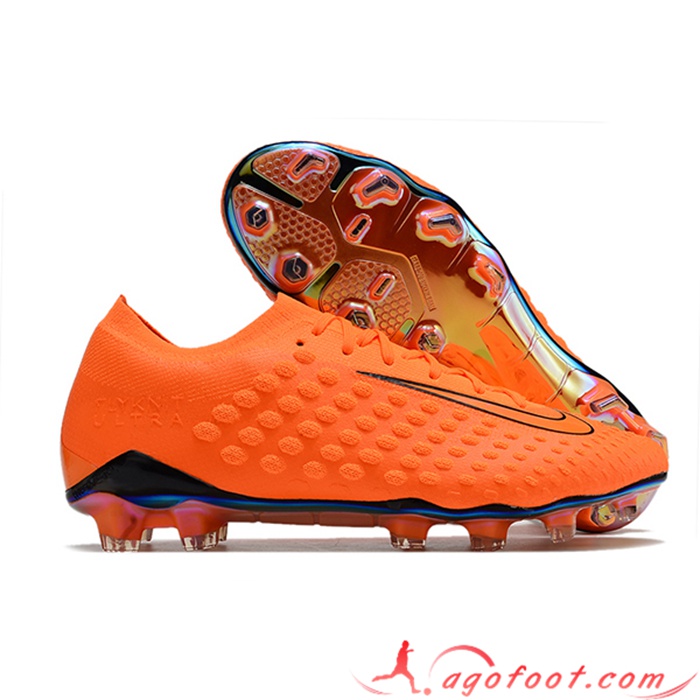 Nike Chaussures de Foot Phantom Ultra Venom FG Orange