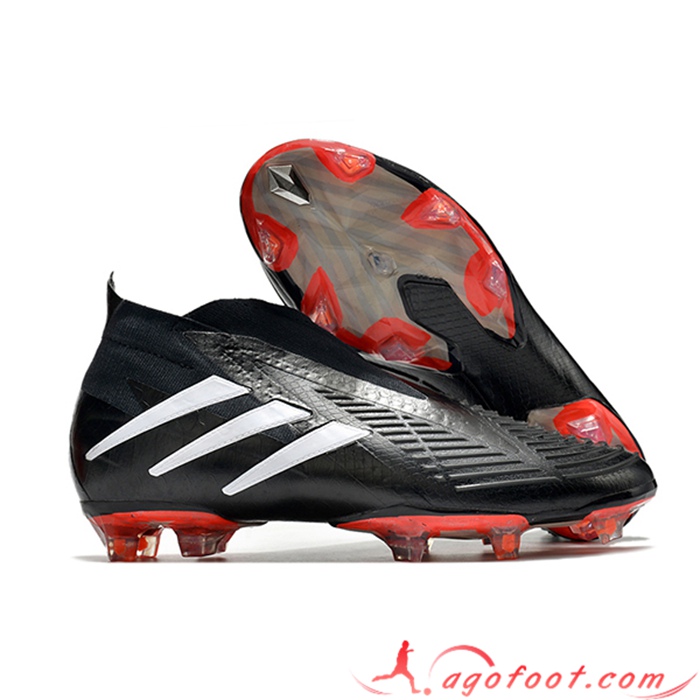Adidas Chaussures de Foot Predator FIFA World Cup Qatar 2022 Edge+ FG Noir
