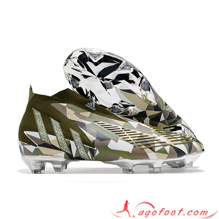 Adidas Chaussures de Foot Predator FIFA World Cup Qatar 2022 Edge+ FG Vert