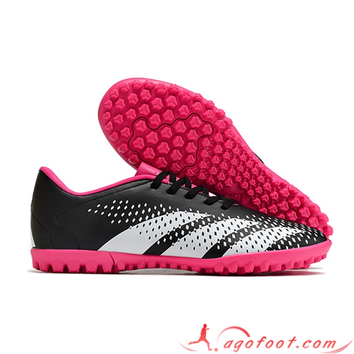 Adidas Chaussures de Foot Predator Predator Accuracy.4 TF Boots Blanc/Noir/Rose