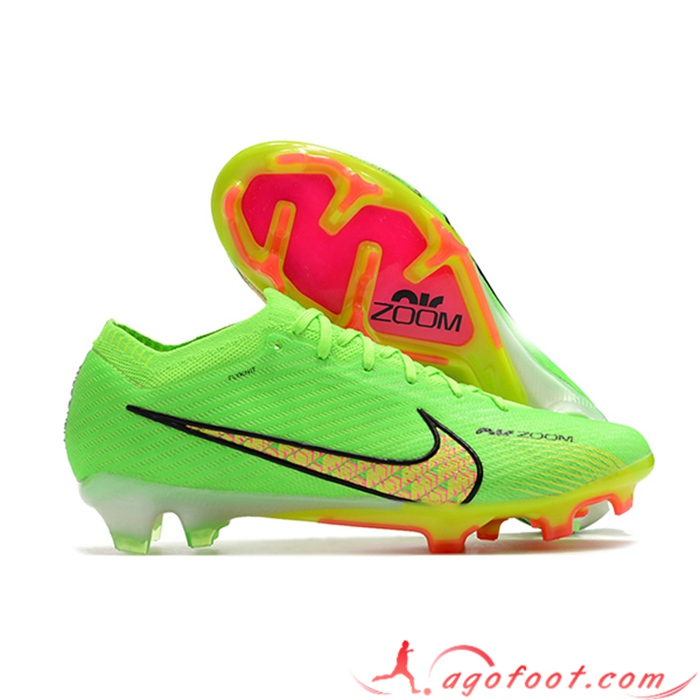 Nike Chaussures de Foot Air Zoom Mercurial Vapor XV Elite FG Vert