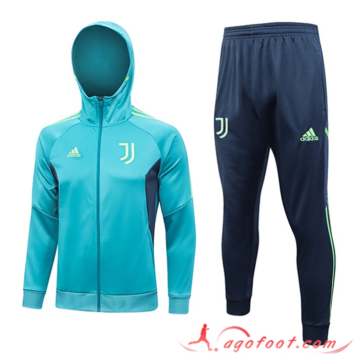 Ensemble Veste A Capuche Coupe-Vent juventus Vert 2023/2024