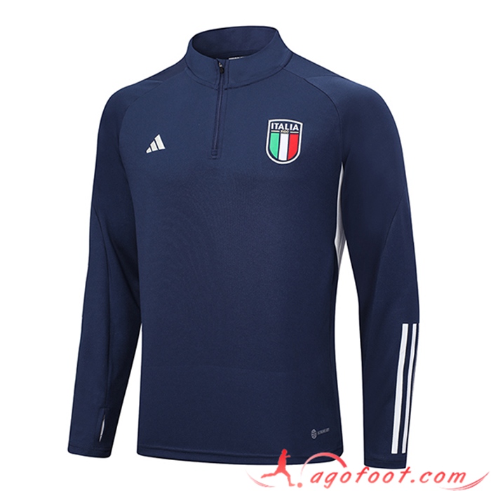 Sweatshirt Training Italie Bleu Marine 2023/2024