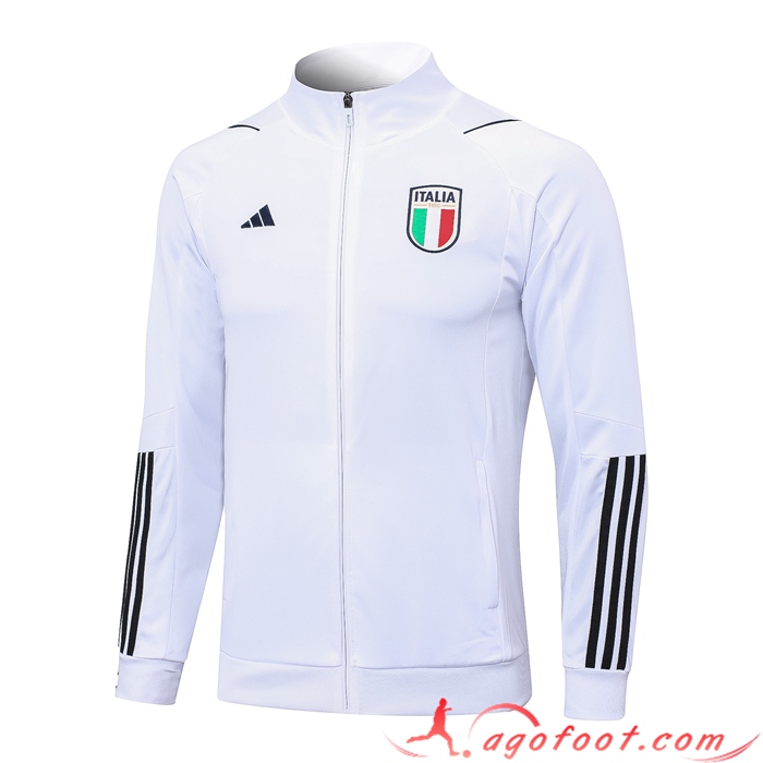 Veste Foot Italie Blanc 2023/2024