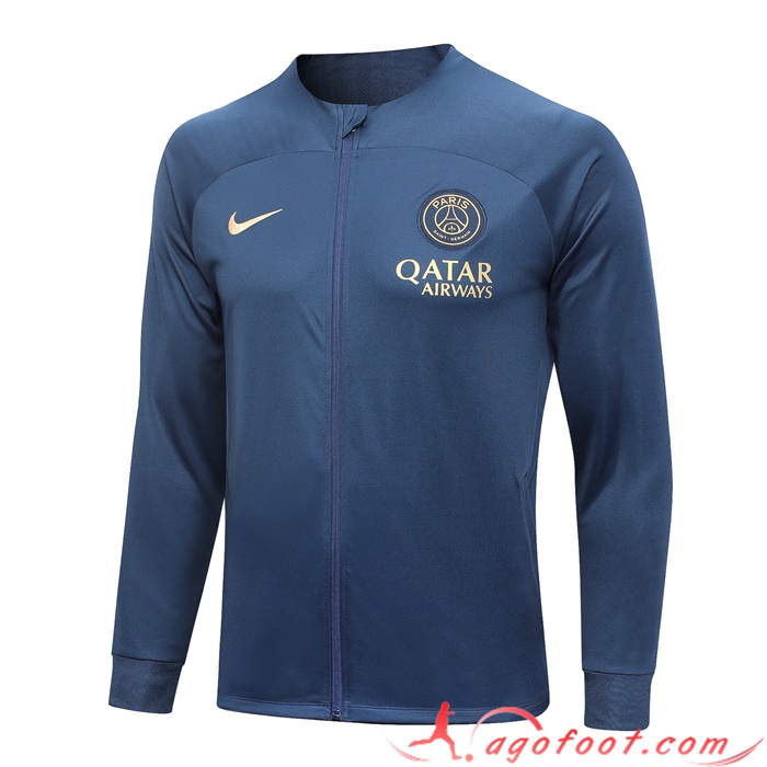 Veste Foot PSG Bleu Marine 2023/2024