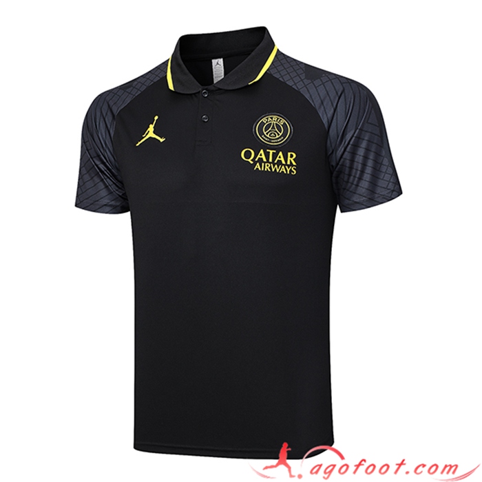 Polo Foot Jordan PSG Noir 2023/2024