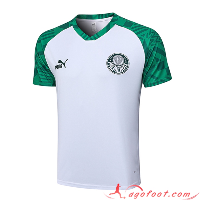 Polo Foot Palmeiras Blanc 2023/2024