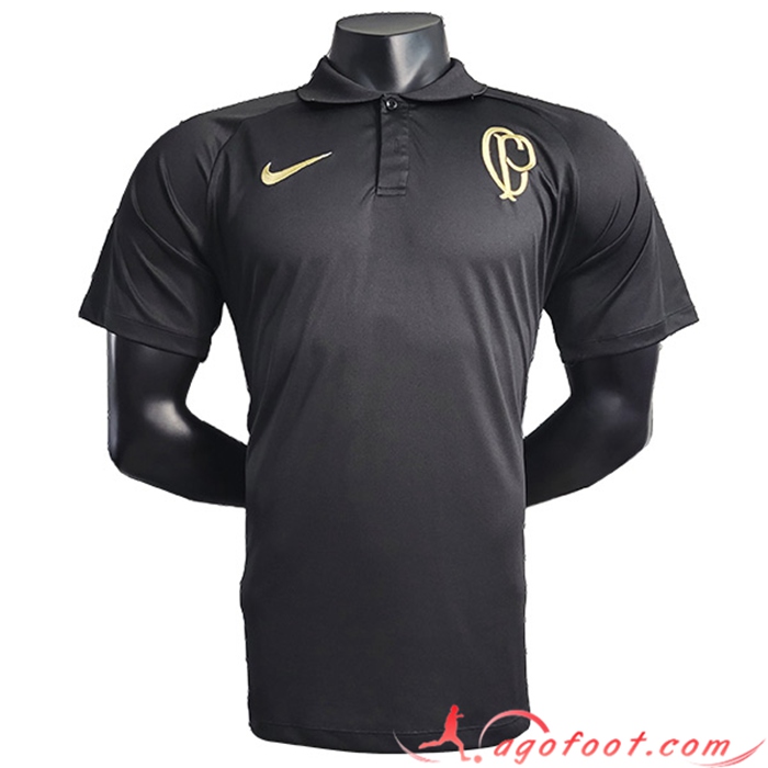 Polo Foot Corinthians Noir 2023/2024 -02
