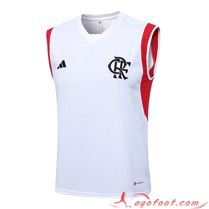 Training Debardeur Flamengo Blanc 2023/2024