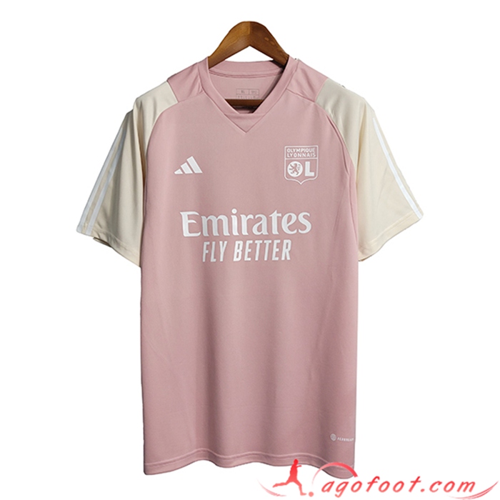 Training T-Shirts Lyon Rose 2023/2024