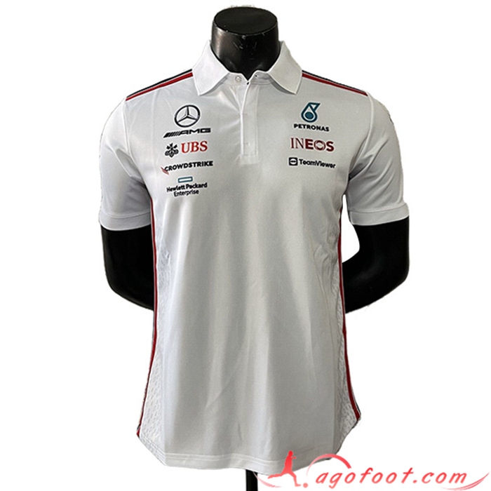 Polo F1 Mercedes Benz Team Blanc 2023