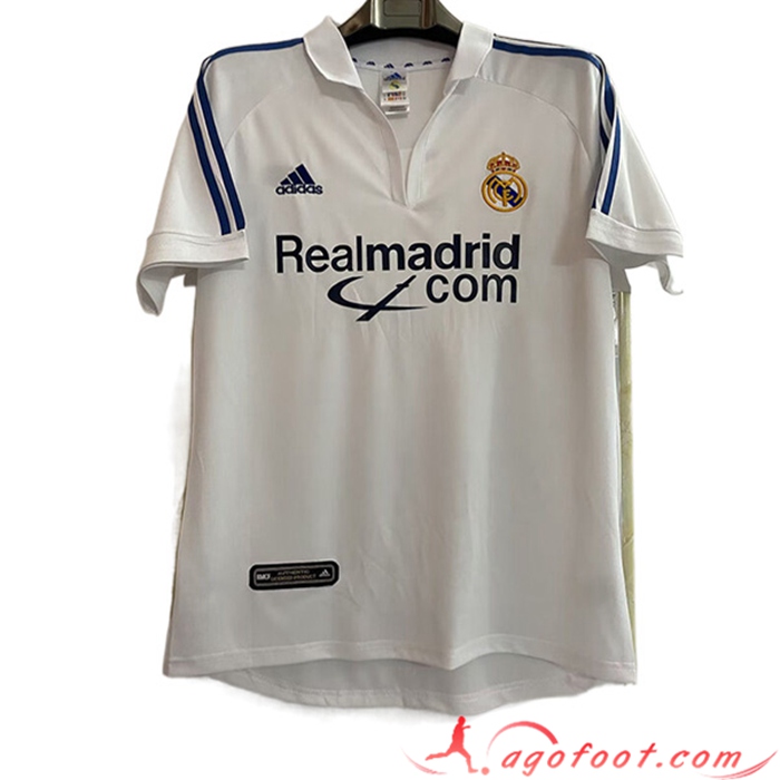 Maillot de Foot Real Madrid Domicile 2001/2002