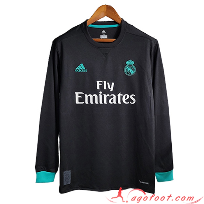 Maillot de Foot Real Madrid Exterieur Manches Longues 2017/2018