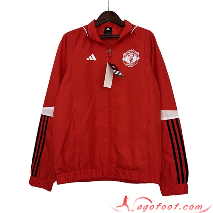 Coupe-Vent Manchester United Rouge 2023/2024