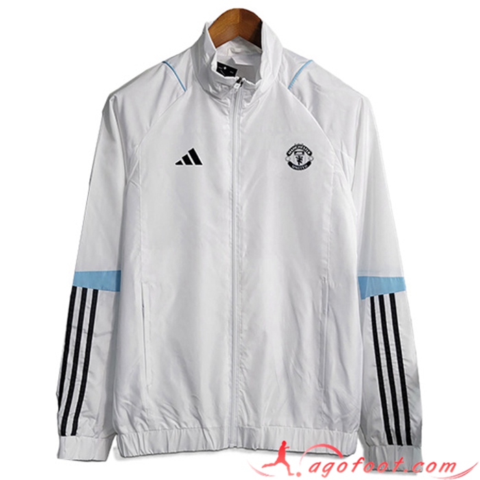 Coupe-Vent Manchester United Blanc 2023/2024