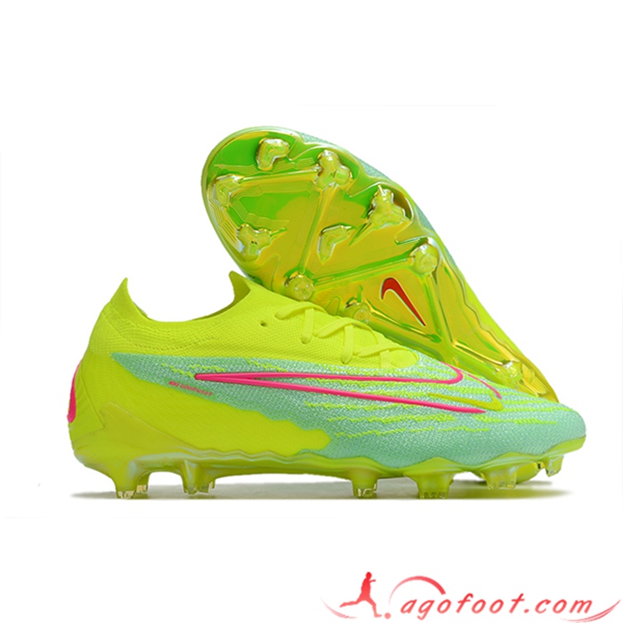 Nike Chaussures de Foot Phantom GX Low Gang Elite FG Vert