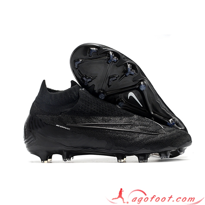 Nike Chaussures de Foot Phantom GX High Gang Elite DF Link FG Noir -02