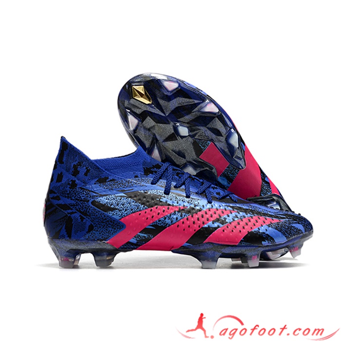 Adidas Chaussures de Foot PREDATOR ACCURACY.1 FG BOOTS Bleu/Rose
