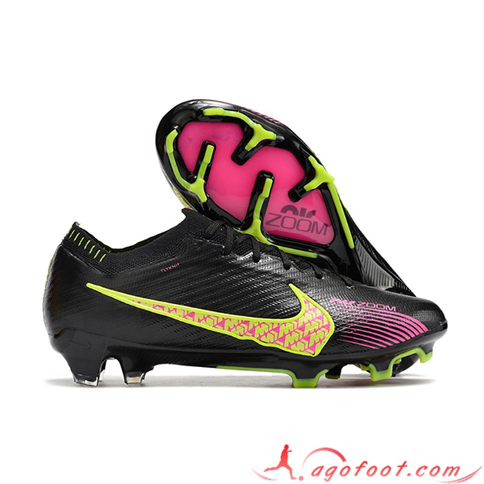 Nike Chaussures de Foot Air Zoom Mercurial Vapor XV Elite FG Noir -02