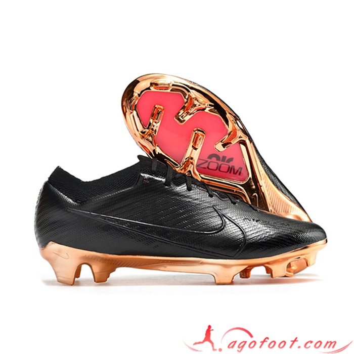 Nike Chaussures de Foot Air Zoom Mercurial Vapor XV Elite FG Noir -03