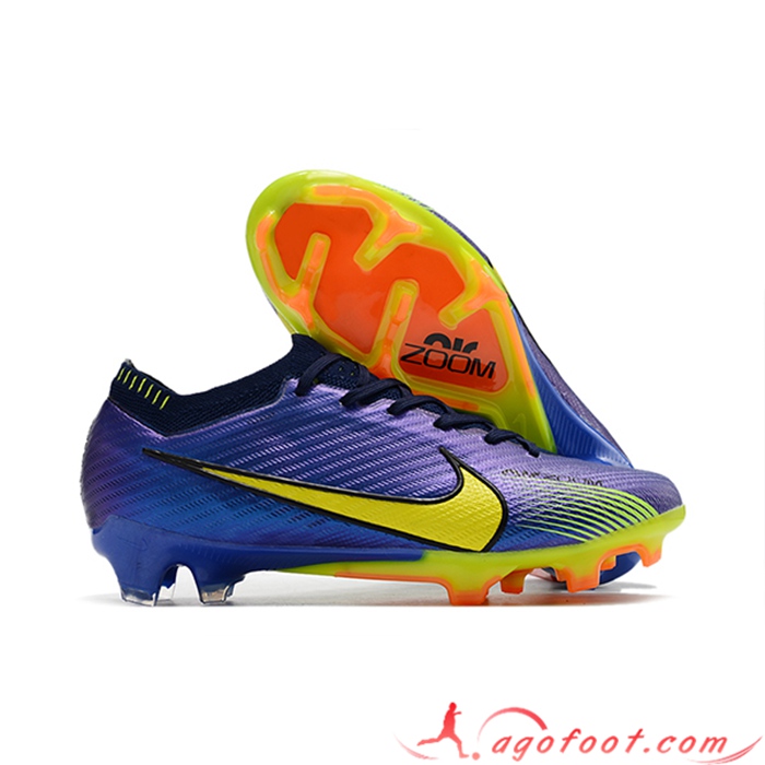 Nike Chaussures de Foot Air Zoom Mercurial Vapor XV Elite FG Bleu Marine