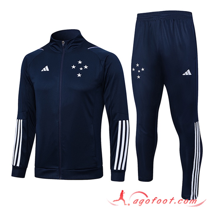 Ensemble Survetement de Foot - Veste Cruzeiro EC Bleu Marine 2023/2024