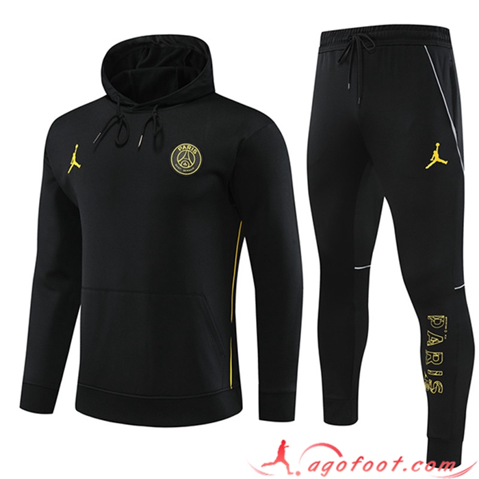 Ensemble Survetement Veste A Capuche Jordan PSG Noir 2023/2024