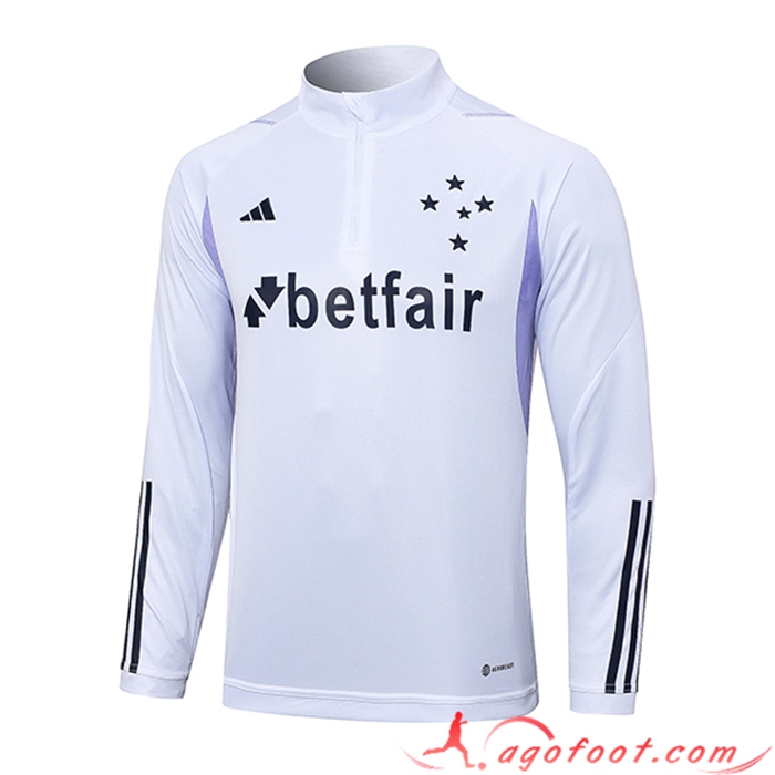 Sweatshirt Training Cruzeiro EC Blanc 2023/2024
