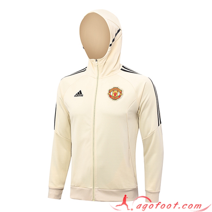 Veste A Capuche Manchester United Jaune 2023/2024