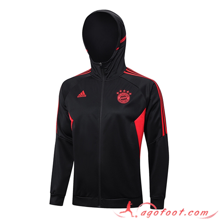 Veste A Capuche Bayern Munich Noir 2023/2024