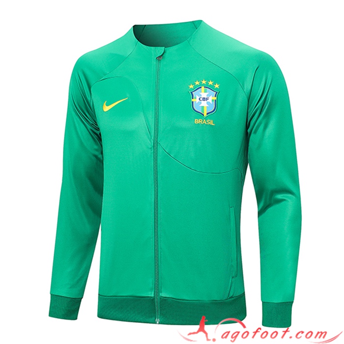 Veste Foot Brésil Vert 2023/2024