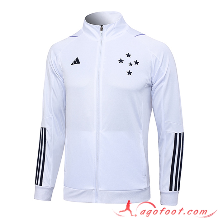 Veste Foot Cruzeiro EC Blanc 2023/2024