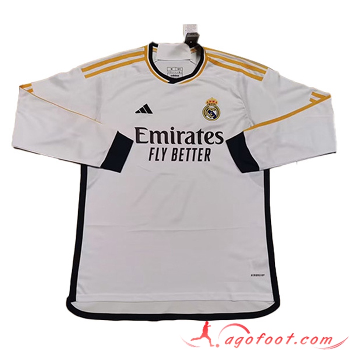 Maillot de Foot Real Madrid Manche Longue Domicile 2023/2024