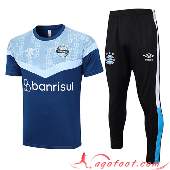 Ensemble Training T-Shirts + Pantalon Gremio Bleu 2023/2024