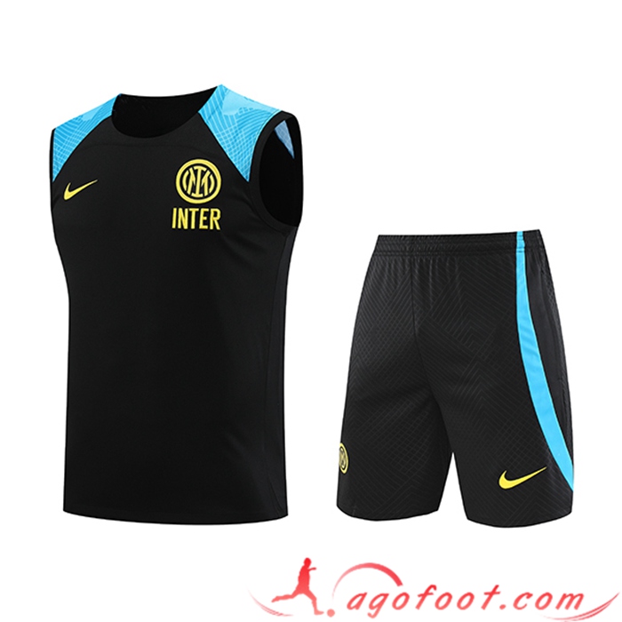 Ensemble Training Debardeur + Shorts Inter Milan Noir 2023/2024